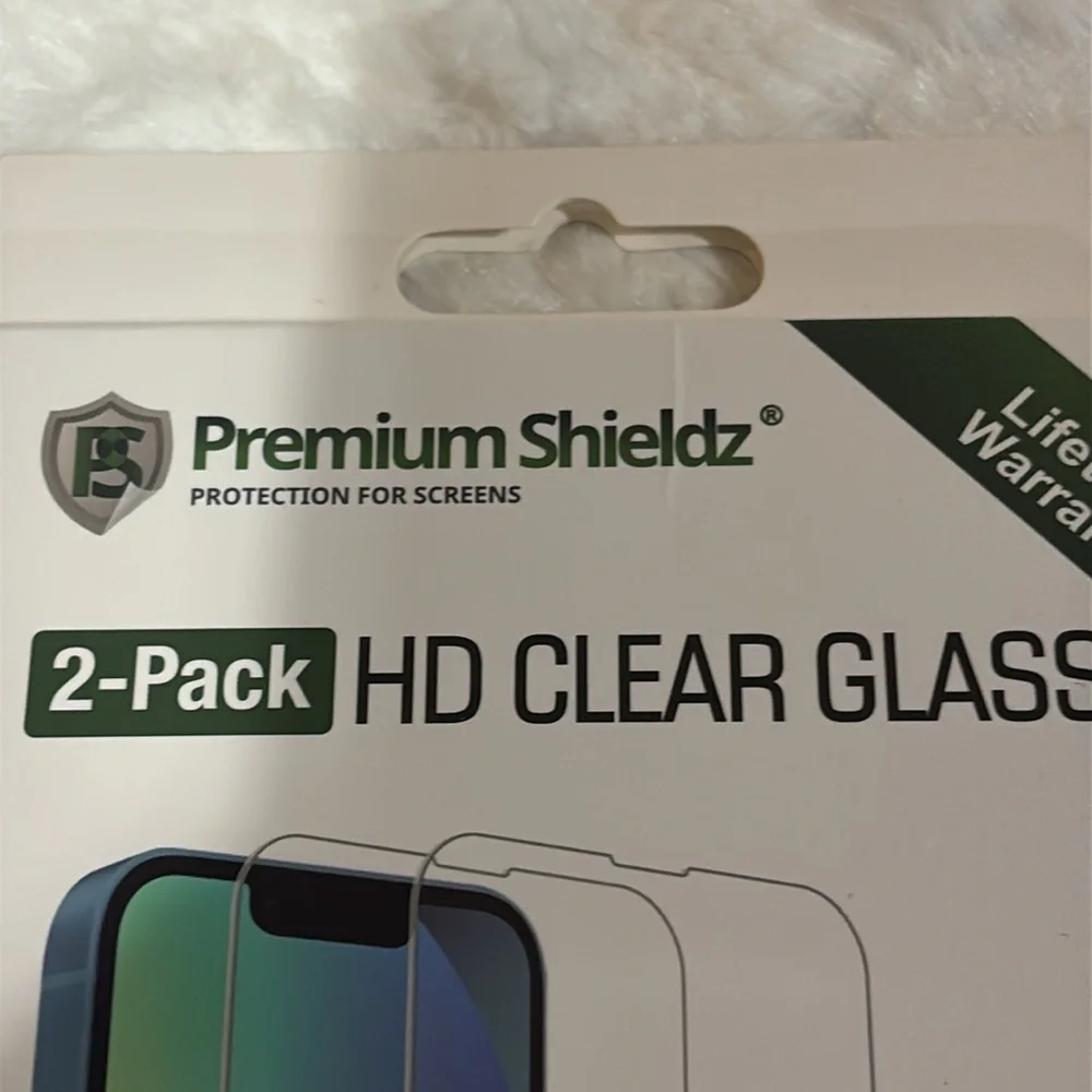 iPhone 13/13 Pro/14 Glass Screen Protector (HD Clear) Premium Shieldz 2PK